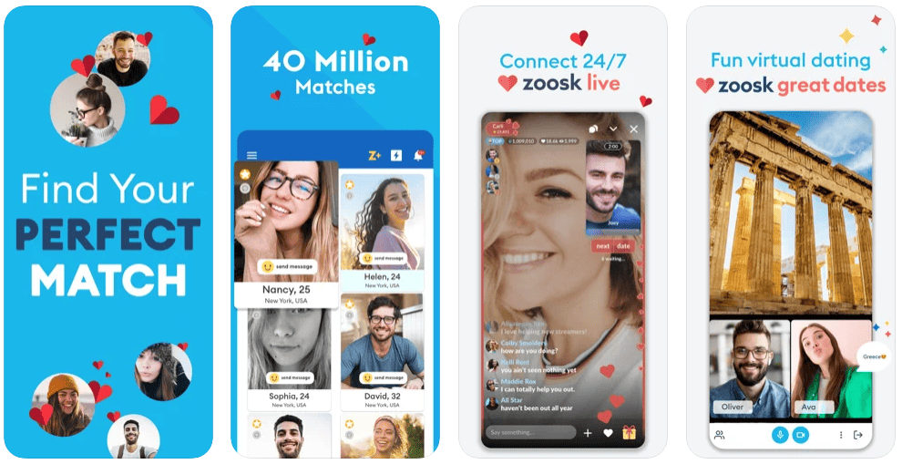 zoosk best dating apps screenshot